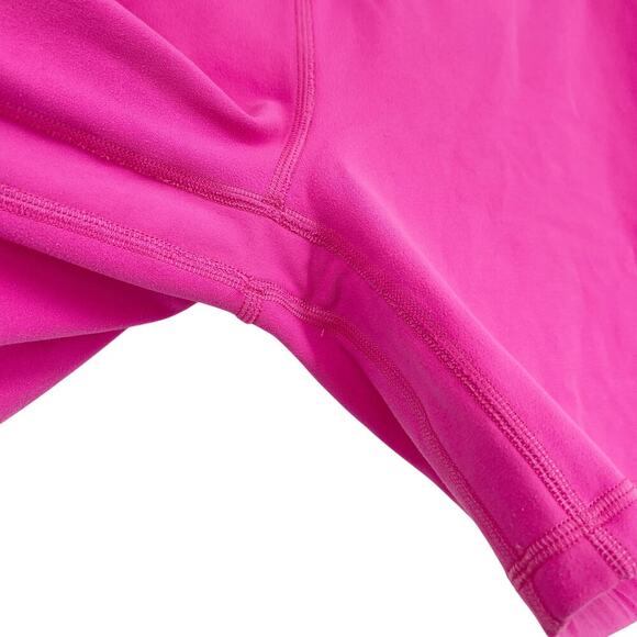 Lululemon Align High-Rise Short 6″ Nulu Hot Pink Size 10 Sonic Pink - Picture 10 of 10